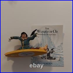 Wizard of Oz 50th Anniversary Franklin Mint Porcelain Set 20 With Shelf & Books