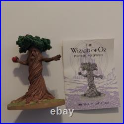 Wizard of Oz 50th Anniversary Franklin Mint Porcelain Set 20 With Shelf & Books