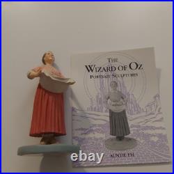 Wizard of Oz 50th Anniversary Franklin Mint Porcelain Set 20 With Shelf & Books