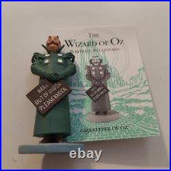 Wizard of Oz 50th Anniversary Franklin Mint Porcelain Set 20 With Shelf & Books
