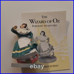 Wizard of Oz 50th Anniversary Franklin Mint Porcelain Set 20 With Shelf & Books