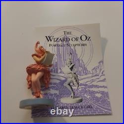 Wizard of Oz 50th Anniversary Franklin Mint Porcelain Set 20 With Shelf & Books