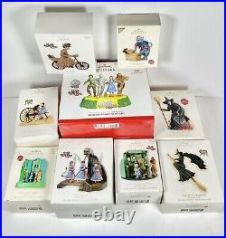 Wizard of Oz Hallmark Keepsake Collection Ornament Lot Magic All new In Box