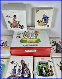 Wizard of Oz Hallmark Keepsake Collection Ornament Lot Magic All new In Box