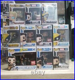 Wolverine Funko Collection. Lot of 10, all good condition