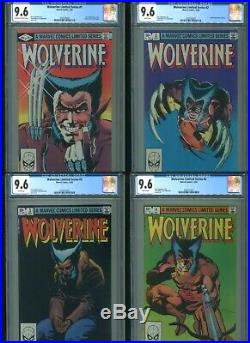 Wolverine Limited Series Lot Set (1-4) All CGC 9.6 (1982) #1,2,3,4 Frank Miller