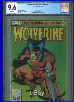 Wolverine Limited Series Lot Set (1-4) All CGC 9.6 (1982) #1,2,3,4 Frank Miller