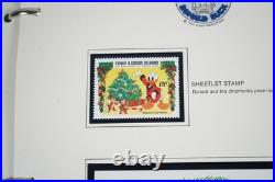Worldwide 1985-1986 Disney Collection Of Nearly 200 Stamps & 55 Sheets All Mint