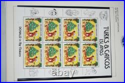 Worldwide 1985-1986 Disney Collection Of Nearly 200 Stamps & 55 Sheets All Mint