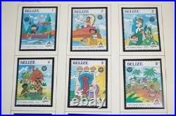 Worldwide 1985-1986 Disney Collection Of Nearly 200 Stamps & 55 Sheets All Mint