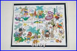 Worldwide 1985-1986 Disney Collection Of Nearly 200 Stamps & 55 Sheets All Mint
