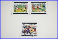 Worldwide 1985-1986 Disney Collection Of Nearly 200 Stamps & 55 Sheets All Mint