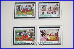 Worldwide 1985-1986 Disney Collection Of Nearly 200 Stamps & 55 Sheets All Mint