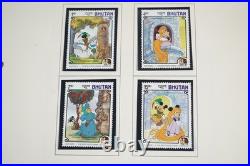 Worldwide 1985-1986 Disney Collection Of Nearly 200 Stamps & 55 Sheets All Mint