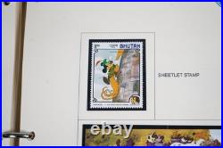 Worldwide 1985-1986 Disney Collection Of Nearly 200 Stamps & 55 Sheets All Mint