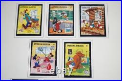 Worldwide 1989-1990 Disney Collection Of 200+ Stamps & 60+ Sheets All Mint