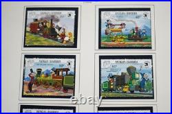Worldwide 1989-1990 Disney Collection Of 200+ Stamps & 60+ Sheets All Mint