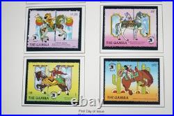Worldwide 1989-1990 Disney Collection Of 200+ Stamps & 60+ Sheets All Mint