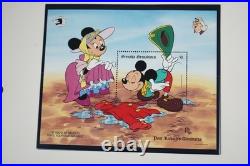 Worldwide 1989-1990 Disney Collection Of 200+ Stamps & 60+ Sheets All Mint
