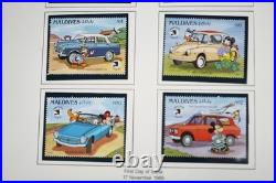 Worldwide 1989-1990 Disney Collection Of 200+ Stamps & 60+ Sheets All Mint