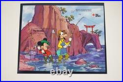 Worldwide Disney 1991 Collection Of 185 Stamps & 70 Sheets All Mint In Album
