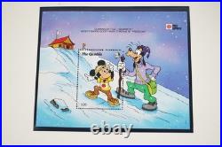 Worldwide Disney 1991 Collection Of 185 Stamps & 70 Sheets All Mint In Album