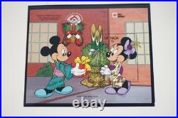 Worldwide Disney 1991 Collection Of 185 Stamps & 70 Sheets All Mint In Album