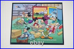 Worldwide Disney 1991 Collection Of 185 Stamps & 70 Sheets All Mint In Album