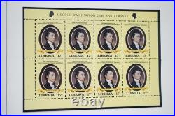 Worldwide Specialized Jfk Collection Of 50 Sheets & 45 Stamps All Mint