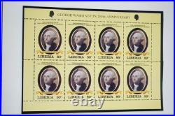 Worldwide Specialized Jfk Collection Of 50 Sheets & 45 Stamps All Mint
