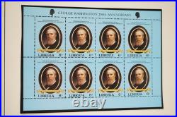 Worldwide Specialized Jfk Collection Of 50 Sheets & 45 Stamps All Mint