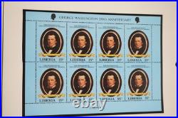 Worldwide Specialized Jfk Collection Of 50 Sheets & 45 Stamps All Mint