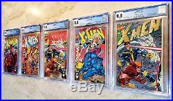 X-Men #1 Lot Set of all 5 Covers Marvel Comics 1991 CGC 9.8 NM/MT WP G0103