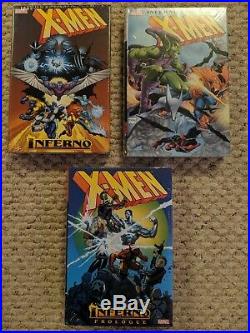X-Men Inferno Prologue Crossovers Omnibus Hardcover Set Lot of 3 ALL SEALED OOP