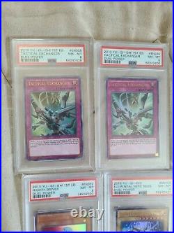 YU-GI-OH! PSA Graded Card Lot of 11 all PSA 8 Instant PSA Yugioh Collection