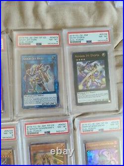 YU-GI-OH! PSA Graded Card Lot of 11 all PSA 8 Instant PSA Yugioh Collection
