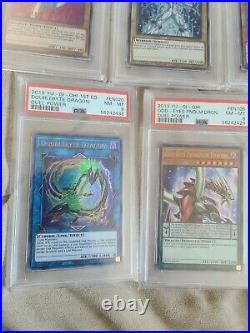 YU-GI-OH! PSA Graded Card Lot of 11 all PSA 8 Instant PSA Yugioh Collection