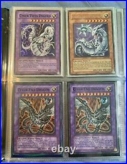 Yugioh Binder Collection with 10 pages, 40 cards total All Near Mint Mint