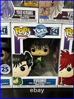 Yuyu Hakusho Funko Pop Full Set. All Pops Are Mint. Shipped With Pop Stacks