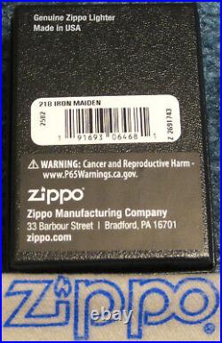 ZIPPO IRON MAIDEN LOT of 5 Lighter ALL MINT New in Box SEALED